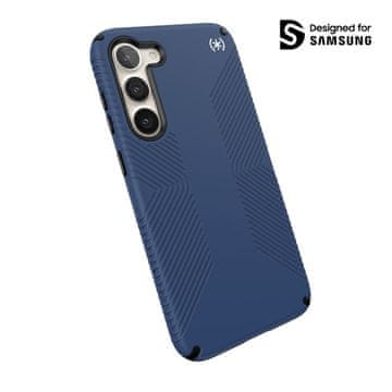 Speck Presidio2 Grip - Protuklizna maskica za Samsung Galaxy S23+ (Primorsko plava/crna)