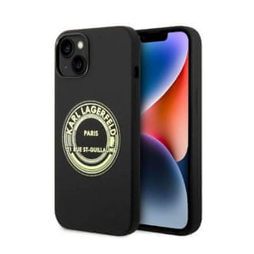 Karl Lagerfeld silikonska RSG maskica za iPhone 14 Plus (crna)
