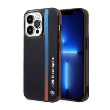 Bmw trobojna pruga - maskica za iPhone 14 Pro (crna)