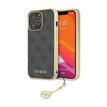 Guess 4G kolekcija privjesaka - maskica za iPhone 14 Pro (siva)