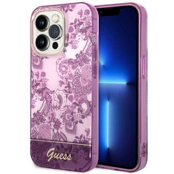 Guess Porculanska kolekcija - Futrola za iPhone 14 Pro Max (Fuksija)