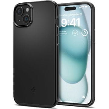 Spigen Thin Fit - Futrola za iPhone 15 (Crna)