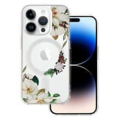 MG Flower MagSafe maska za iPhone 14 Pro, white flower
