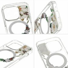 MG Flower MagSafe maska za iPhone 14 Pro, white flower