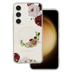 MG Flower maska za Samsung Galaxy S23 Ultra, red flower