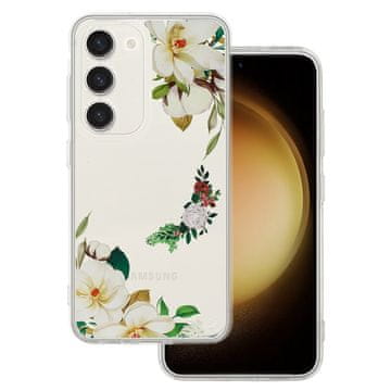MG Flower maska za Samsung Galaxy A14 4G / 5G, white flower