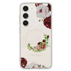 MG Flower maska za Samsung Galaxy S23 Ultra, red flower