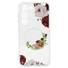 MG Flower maska za Samsung Galaxy S23 Ultra, red flower