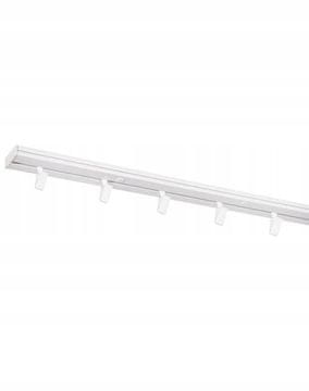 Mardom Jednotračna stropna šina PVC karniša za zavjese 120 cm