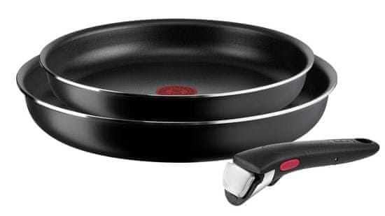 Tefal Ingenio Easy Cook N Clean 2-dijelni set, crni (L1549013)