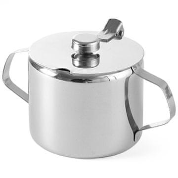 Hendi Posuda za šećer od nehrđajućeg čelika s poklopcem, promjera 85 mm, 300 ml - 452103