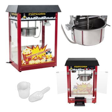 Royal Catering Aparat za kokice s crnim vrhom