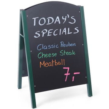 Hendi Samostojeća reklamna informativna ploča s jelovnikom za restorane 700x1100mm - 664100