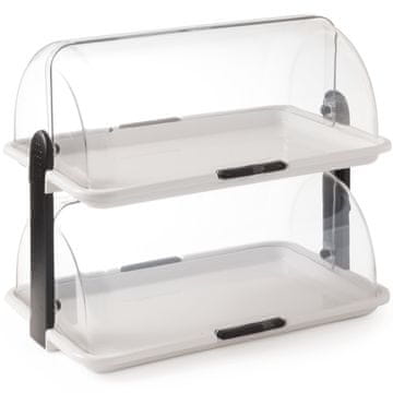 Hendi Vitrina za bife s dvostrukim rolltop poklopcem 380 x 260 x 355 mm - 871768