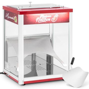 Royal Catering Vitrina za zagrijavanje nachosa i kokica, LED osvjetljenje, 45L