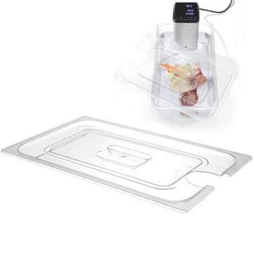 Hendi Polikarbonatni poklopac s izrezom za Sous-Vide za GN 1/2 posude - 864234
