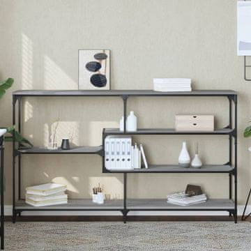 Vidaxl Konzolni stolić, sivi hrast sonoma, 160x32x95 cm