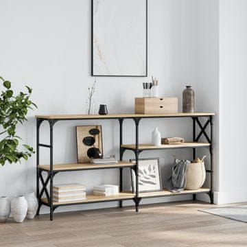 Vidaxl Konzolni stolić, hrast Sonoma, 150x29x76,5 cm