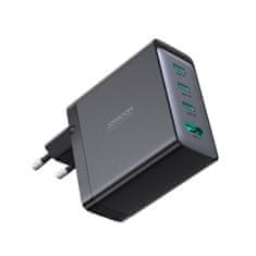 Joyroom JR-TCG04EU GaN punjač USB / 3x USB-C 100W + kabel USB-C, crno