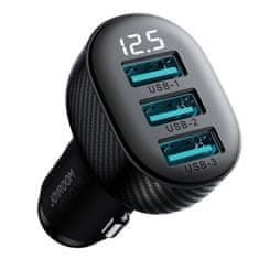 Joyroom JR-CCD03 auto punjač 3x USB 17W, crno