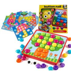 MG Button Nail obrazovni mozaik 57 kom