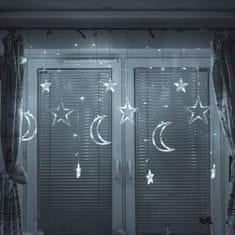 MG Moon Stars svjetlosna zavjesa 138 LED dioda 2.5m, hladno bijela