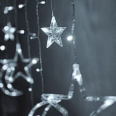 MG Moon Stars svjetlosna zavjesa 138 LED dioda 2.5m, hladno bijela