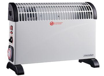 MS Mesko MS 7741 Konvektorski grijač s timerom i turbo ventilatorom, bijeli