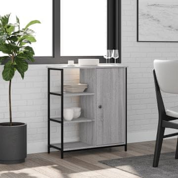 Vidaxl Ormarić, sivi hrast sonoma, 70x30x80 cm, materijal na bazi drva