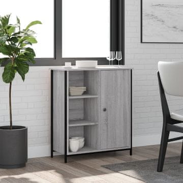 Vidaxl Ormarić, sivi hrast sonoma, 70x30x80 cm, materijal na bazi drva