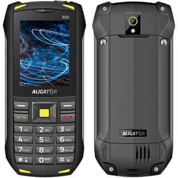Aligator Mobilni telefon R40 eXtremo - black/ yellow