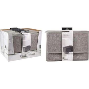HOMESTYLING Kutija za pohranu KO-101001740seat with peel-off lid gray