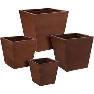 ProGarden Lonac za cvijeće KO-FZ1001290 ukrasni set od 4 komada