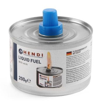 Hendi Pasta za gorivo za grijač hrane, limenka s fitiljem, 200 ml, set od 24 - 193686