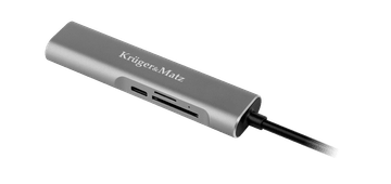 slomart KAM USB-C adapter na HDMI/USB3.0/SD/MicroSD/C