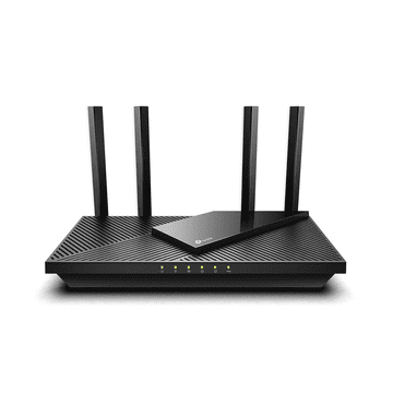 slomart TP-Link Archer AX3000 dvopojasni gigabitni WiFi 6 usmjerivač, crni
