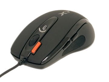 A4Tech Gaming miš A4TECH XGame Opto Oscar X710BK, 7 tipki, 2000 DPI