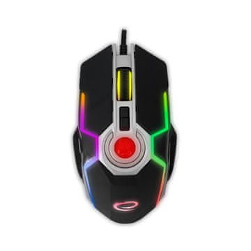 slomart Esperanza EGM701 Žični gaming miš, LED RGB, 8D optički, USB, Mangora