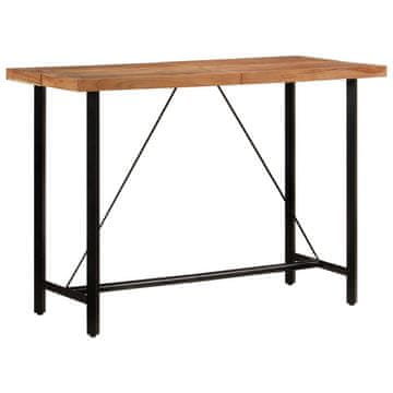 Vidaxl Barski stol 150x70x107 cm Masivno bagremovo drvo i željezo