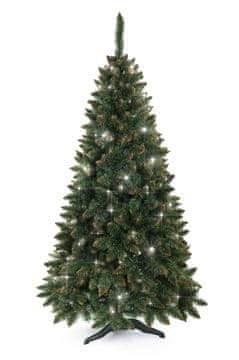 Aga Božićno drvce Bor 180 cm Crystal zlatna