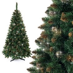 Aga Božićno drvce Bor 180 cm Crystal zlatna