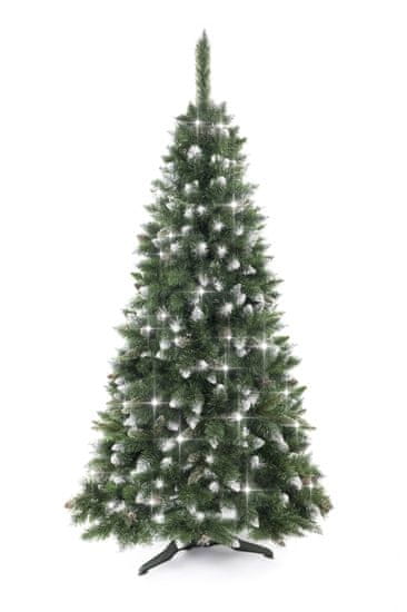 Aga Božićno drvce Bor 180 cm Crystal srebrna