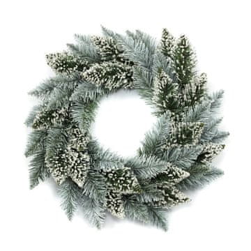 Aga Božićni vijenac 50 cm Bijeli