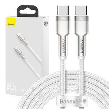MojPlanet Kabel USB-C na USB-C Baseus Cafule, 100W, 2m (bijeli)