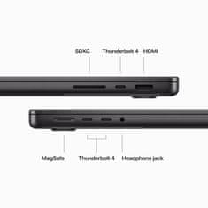 Apple MacBook Pro 14 prijenosno računalo, M3 Pro, 18GB, SSD512GB, crno