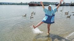 Wave Hawaii Dječji pončo Maxi, pamuk / bambus