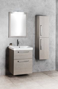 SAPHO Komplet Kupaonica THEIA 60, Srebrni Hrast