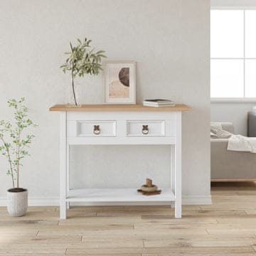 Vidaxl Meksički konzolni stolić u stilu Corone, bor 90x34,5x73 cm