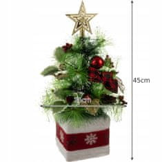 Ruhhy Jelka okićena 45cm 
