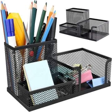 Verkgroup Uredski metalni stolni organizator za olovke